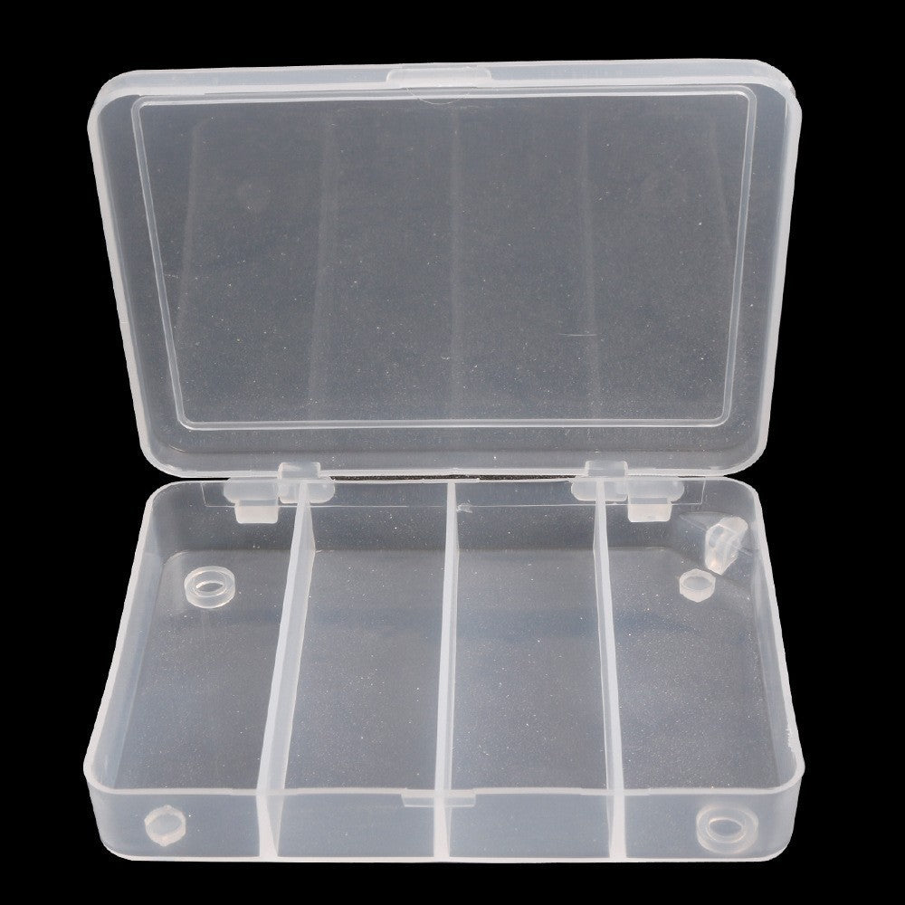 Luya Five Grid Transparent PP Plastic Fishing Gear Box