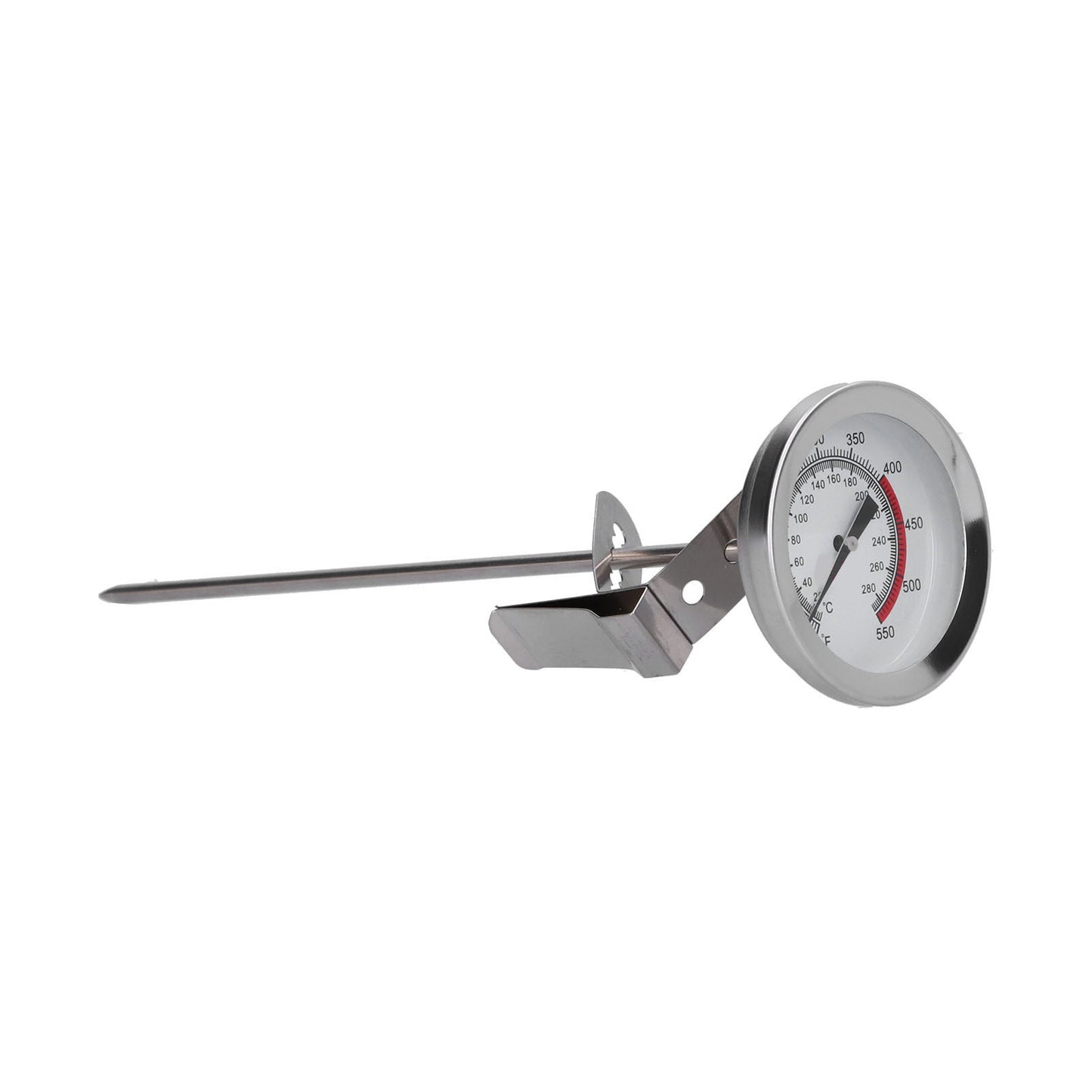 Stainless Steel Frying Thermometer Milk Tea Coffee Fryer High Temperature Thermostat for Turkey BBQ Grill