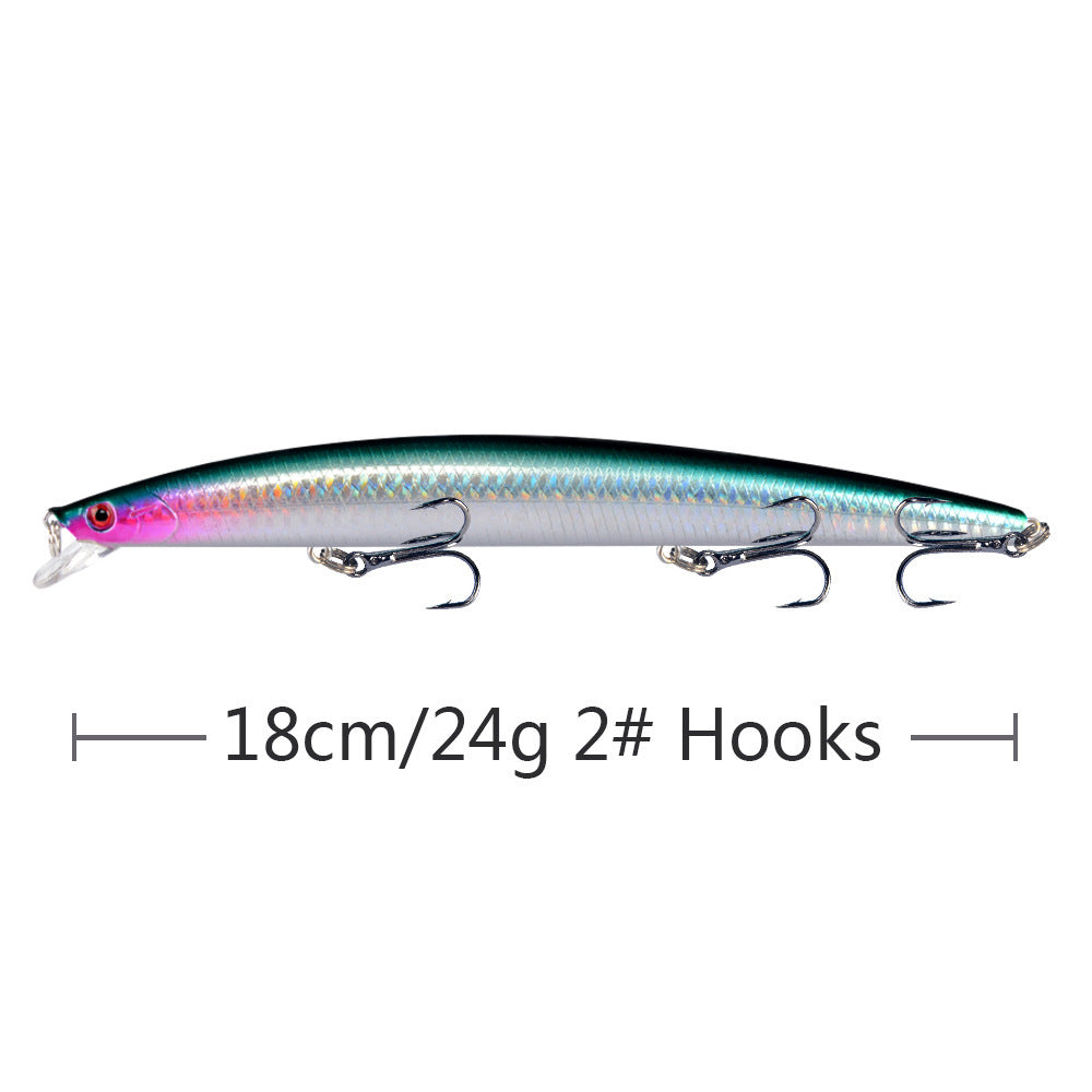 18cm 24g Large Sea Fishing Lure Mino Fishing Gear