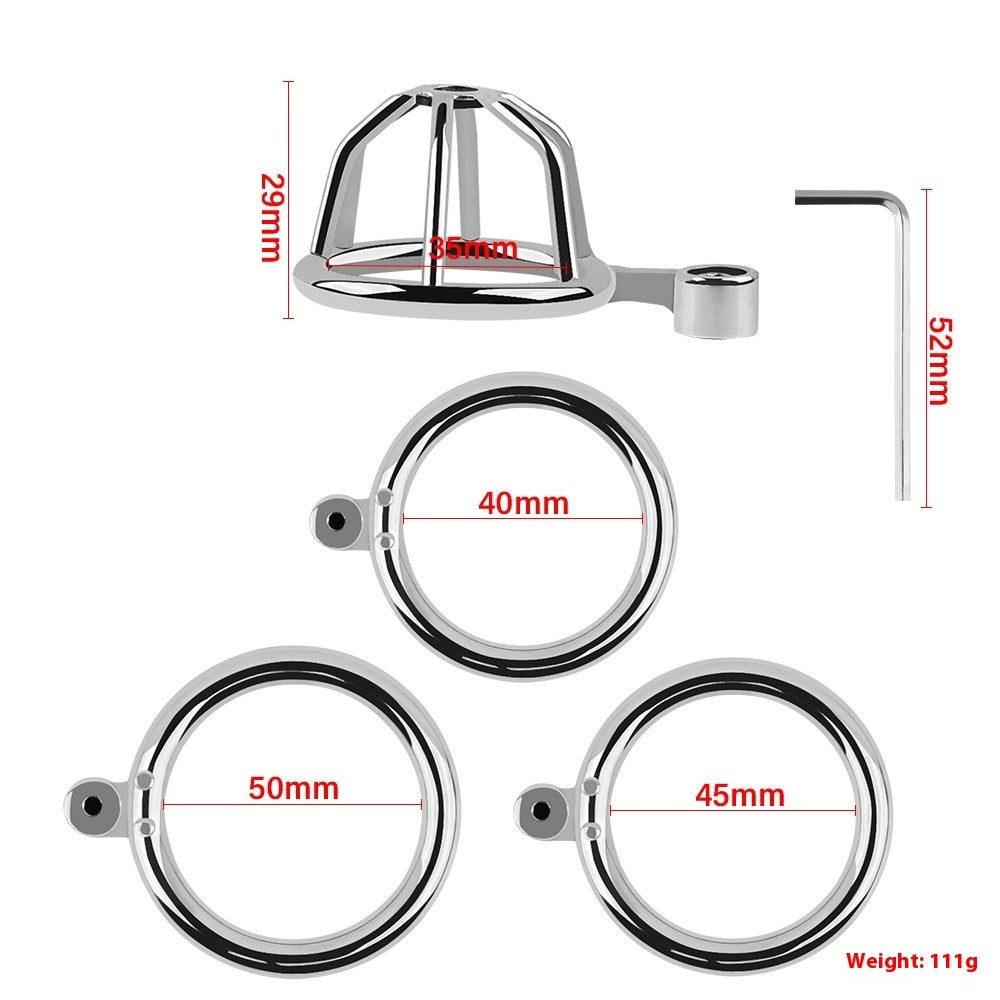 Toys For Men Bound Stainless Steel CB Chastity Lock Ring Color Supplies