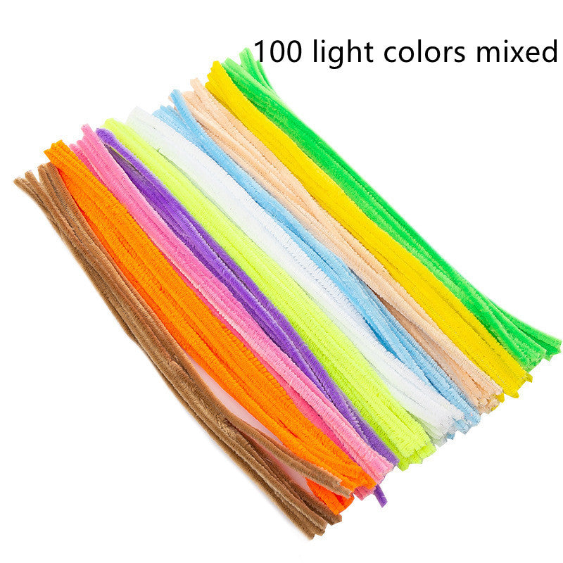 Color Twisted Sticks,Wave Plush Strips  Diy Hair Roots  Handmade Materials For Children