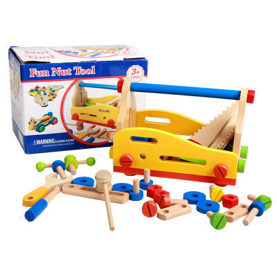 Wooden simulation toolbox set