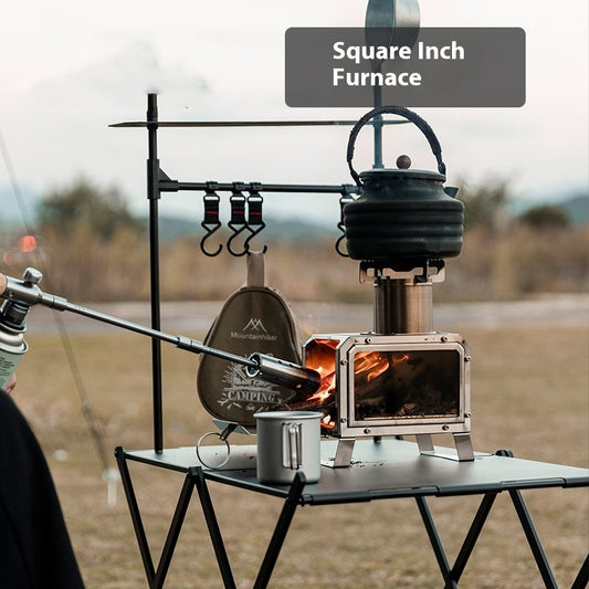 Outdoor Camping Firewood Stove Outdoor Camping Heating Square-inch Stove