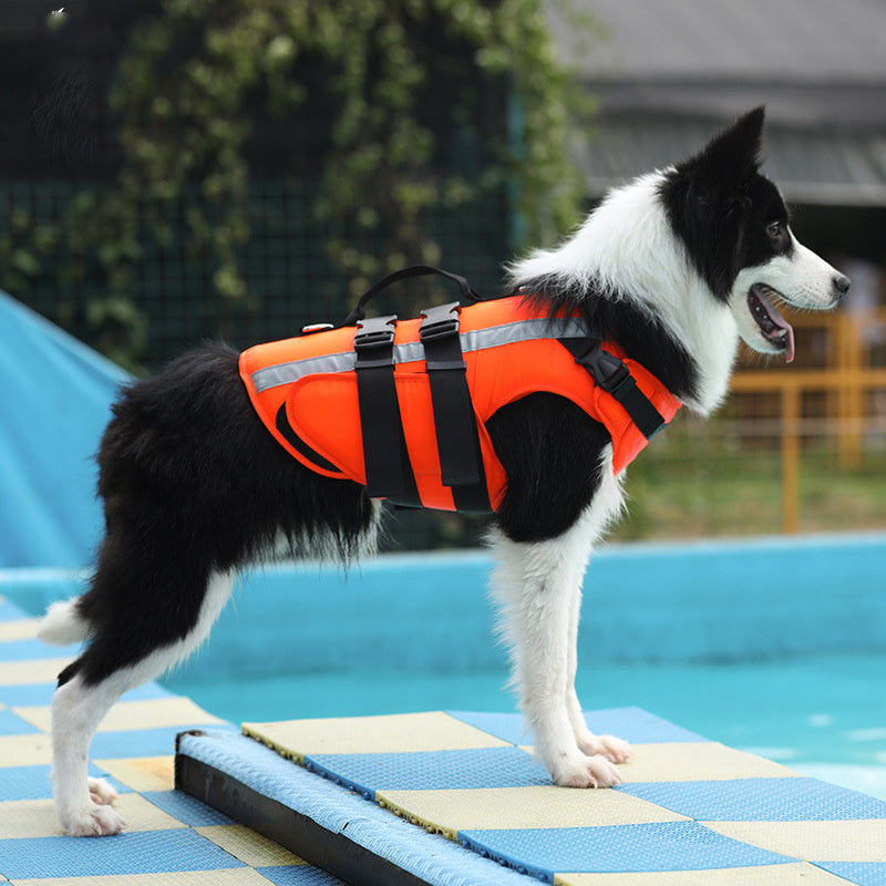 Big And Small Dog Life-Saving Clothes, Pet Cool Clothes, Safe Cooling Swimming Suit