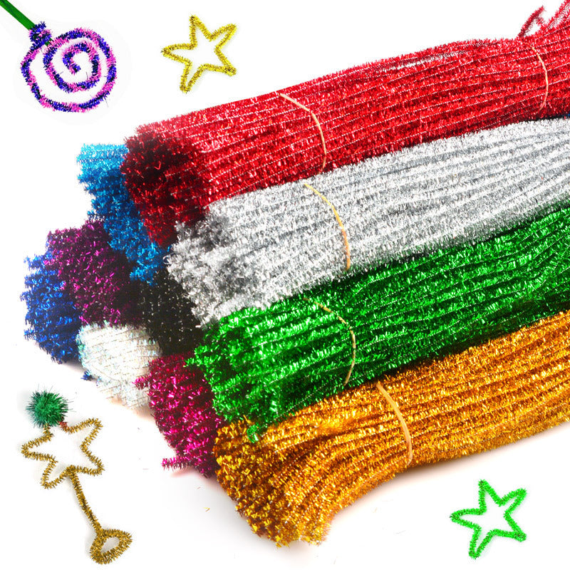 Color Twisted Sticks,Wave Plush Strips  Diy Hair Roots  Handmade Materials For Children