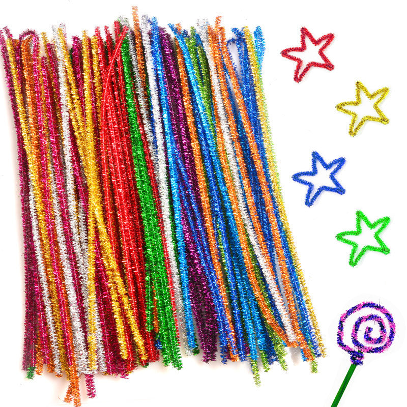 Color Twisted Sticks,Wave Plush Strips  Diy Hair Roots  Handmade Materials For Children