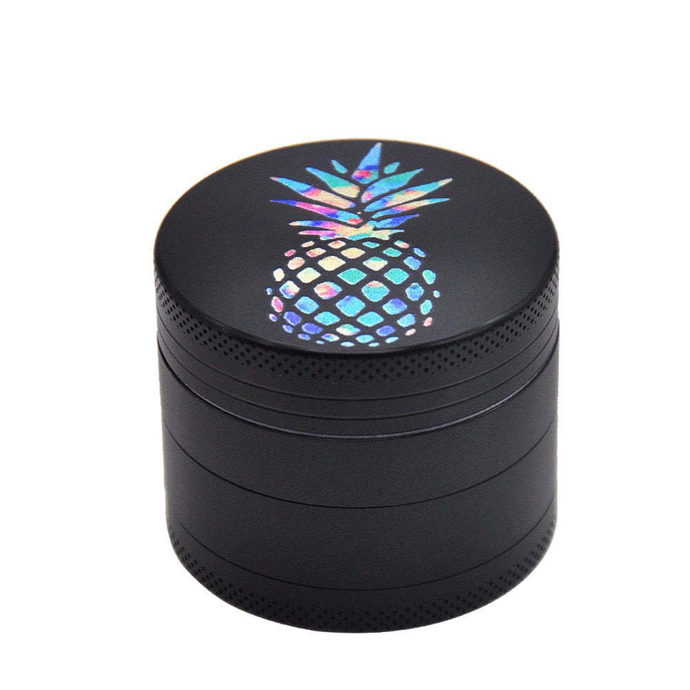 Four-layer zinc alloy smoke grinder