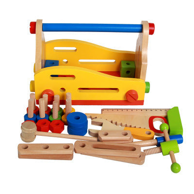 Wooden simulation toolbox set