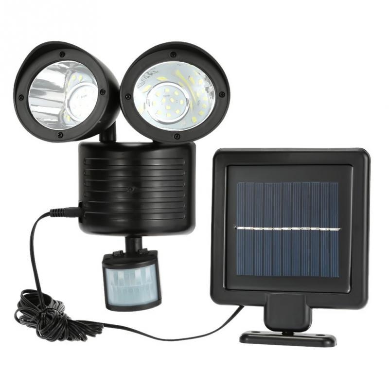 Double head solar induction spotlight