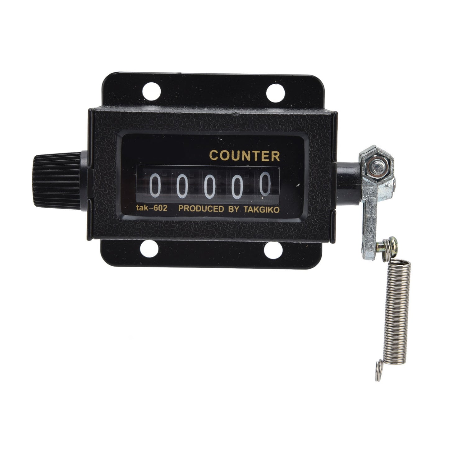 Mechanical Counter Reset Function Durable Clear Glass Mirror Design Accurate 5 Digit Counting Tool for Printing