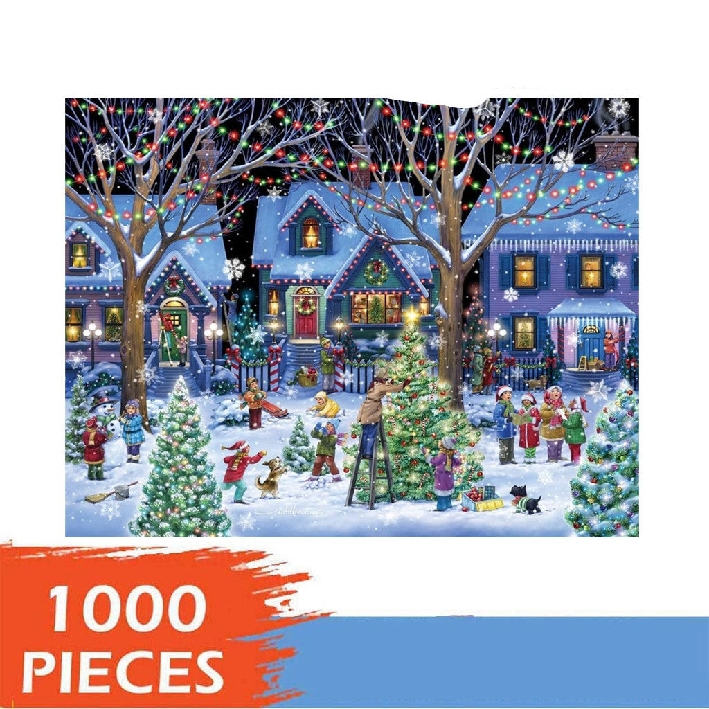 Christmas puzzle 1000 pieces