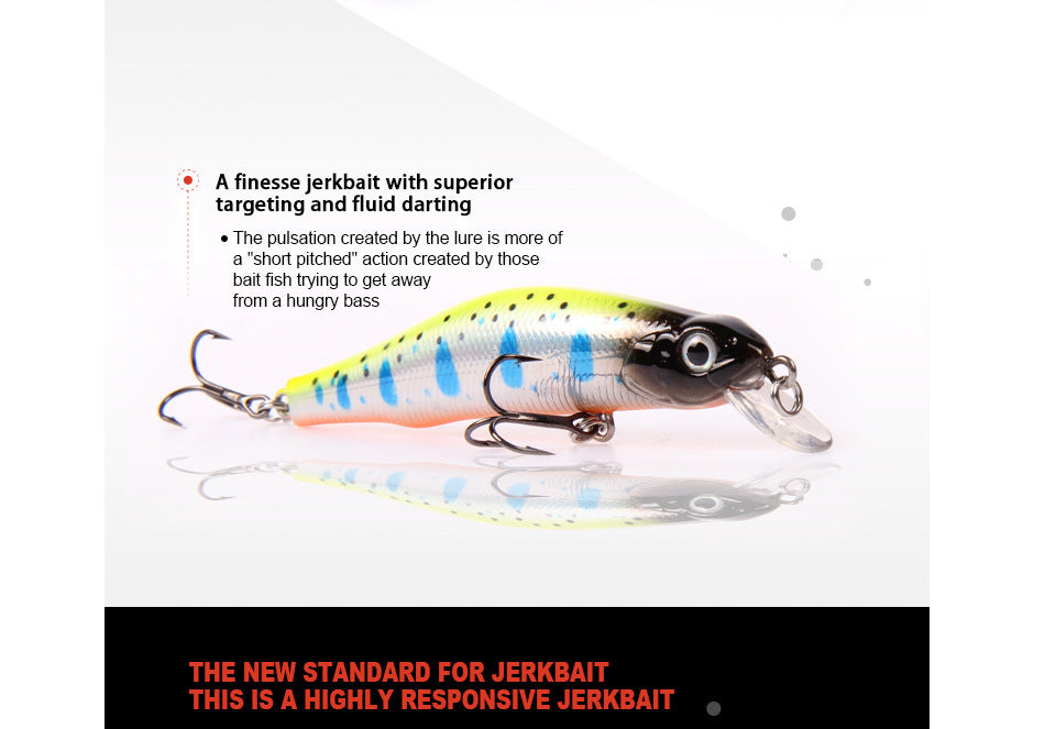 Long Shot 80mm8.5g Magnetic Freshwater Fishing Lure