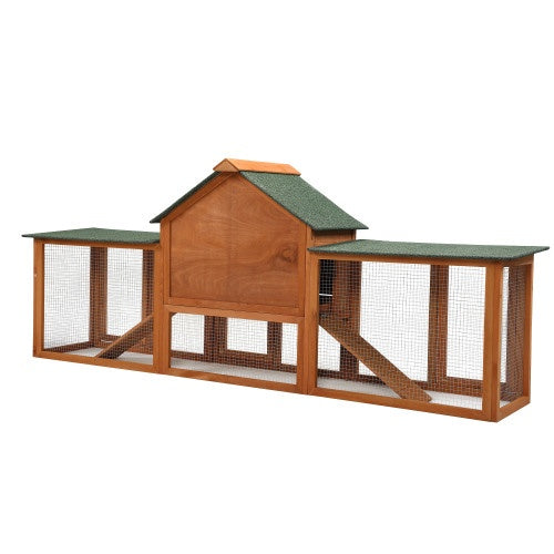 Large Wooden Rabbit Cage Indoor And Outdoor Rabbit Cage With Pallets And Small Animal Slides