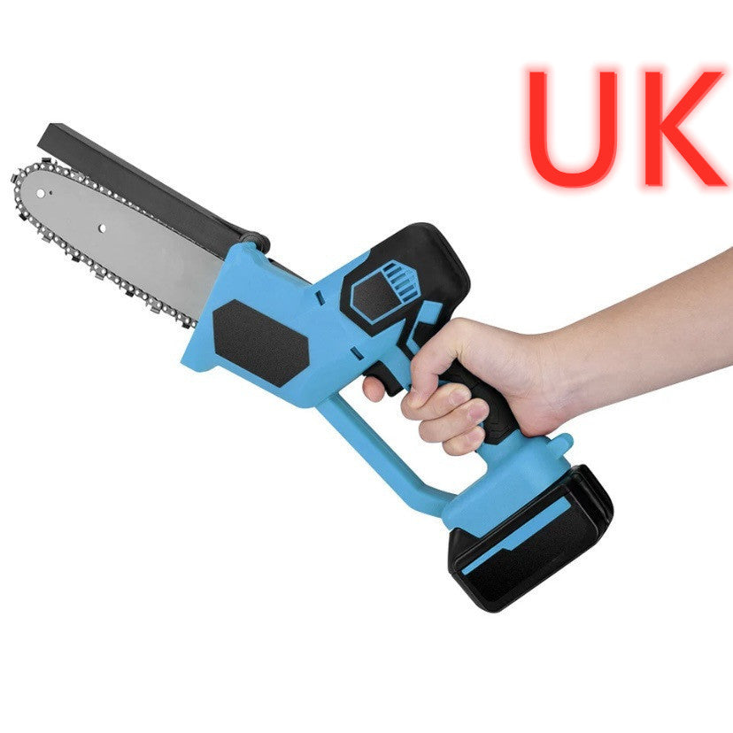 Mini rechargeable home chainsaw with one hand