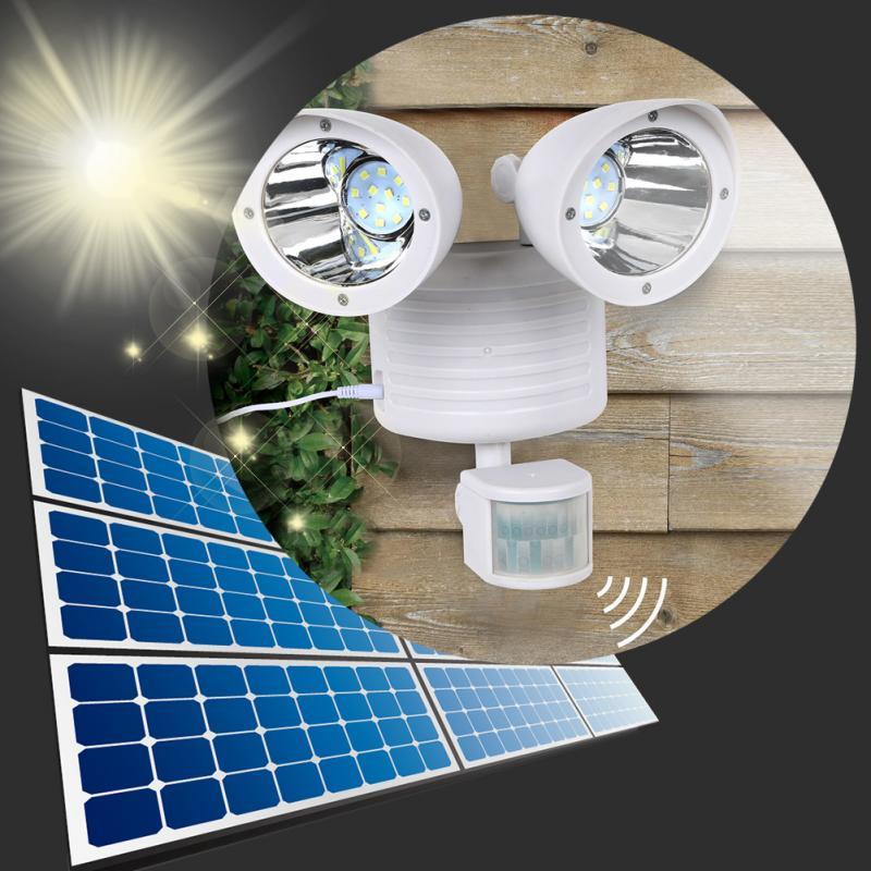 Double head solar induction spotlight