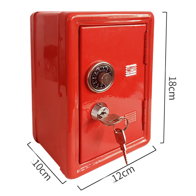 Creative Mini Metal Mini Safe Password Piggy Bank