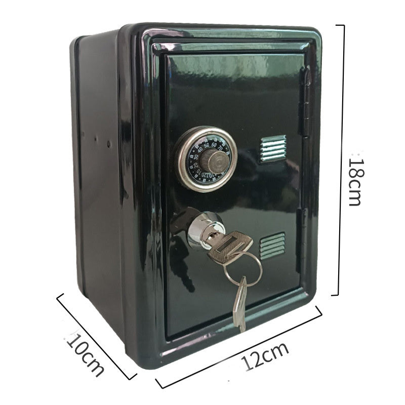 Creative Mini Metal Mini Safe Password Piggy Bank