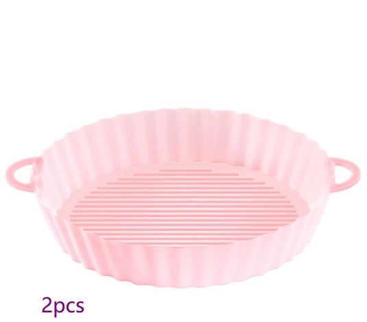 Air Fryer Tray Silicone Kitchen Supplies AirFryer Silicone Pot Grill Pan Accessories Disposable Paper Liner