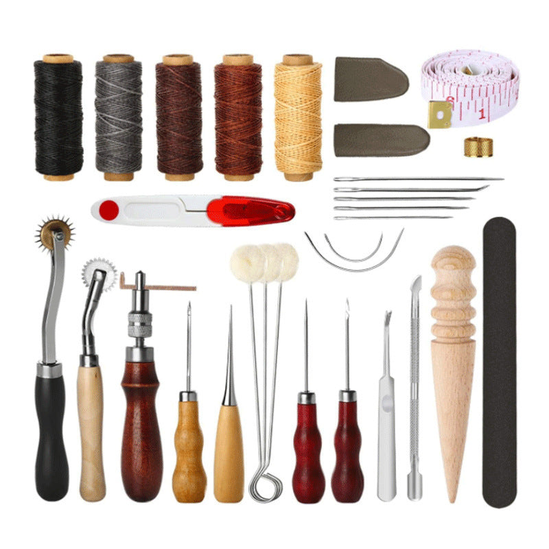 Grooving Machine Diamond Chopping Leather Craft Combination Set