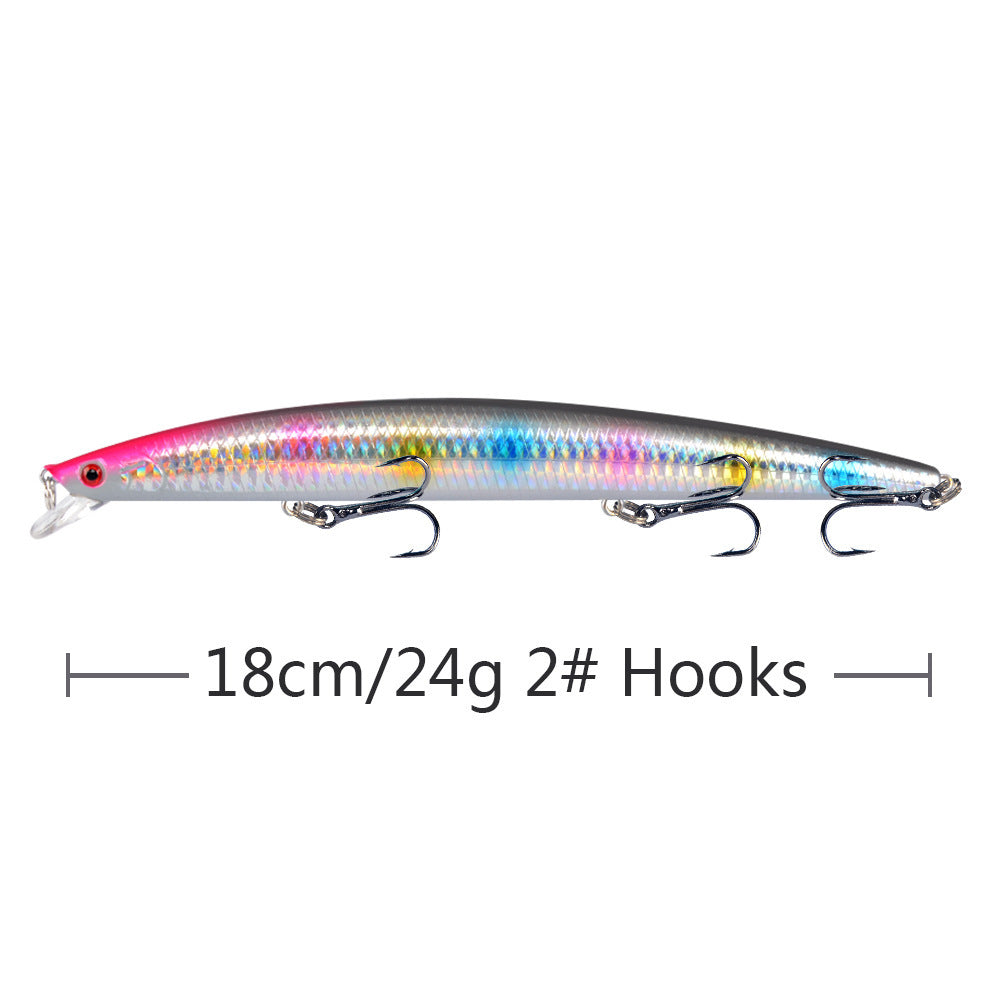 18cm 24g Large Sea Fishing Lure Mino Fishing Gear