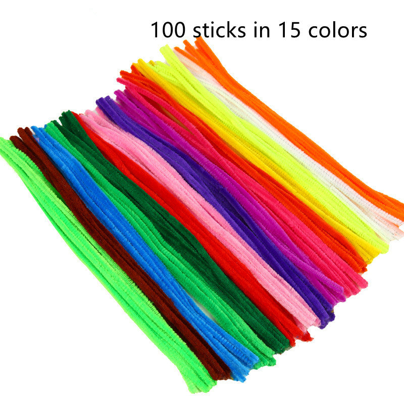 Color Twisted Sticks,Wave Plush Strips  Diy Hair Roots  Handmade Materials For Children