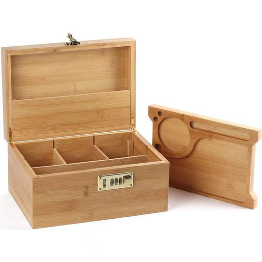 Bamboo And Tobacco Storage Box