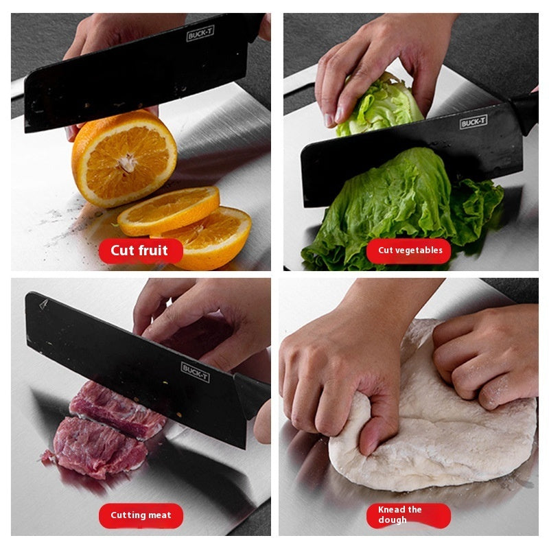 Kitchen Thickened Cutting Board Stainless Steel Cut Vegetables Meat Chopping Board Cooking Tools Anti-mold Cutting Boards Mats