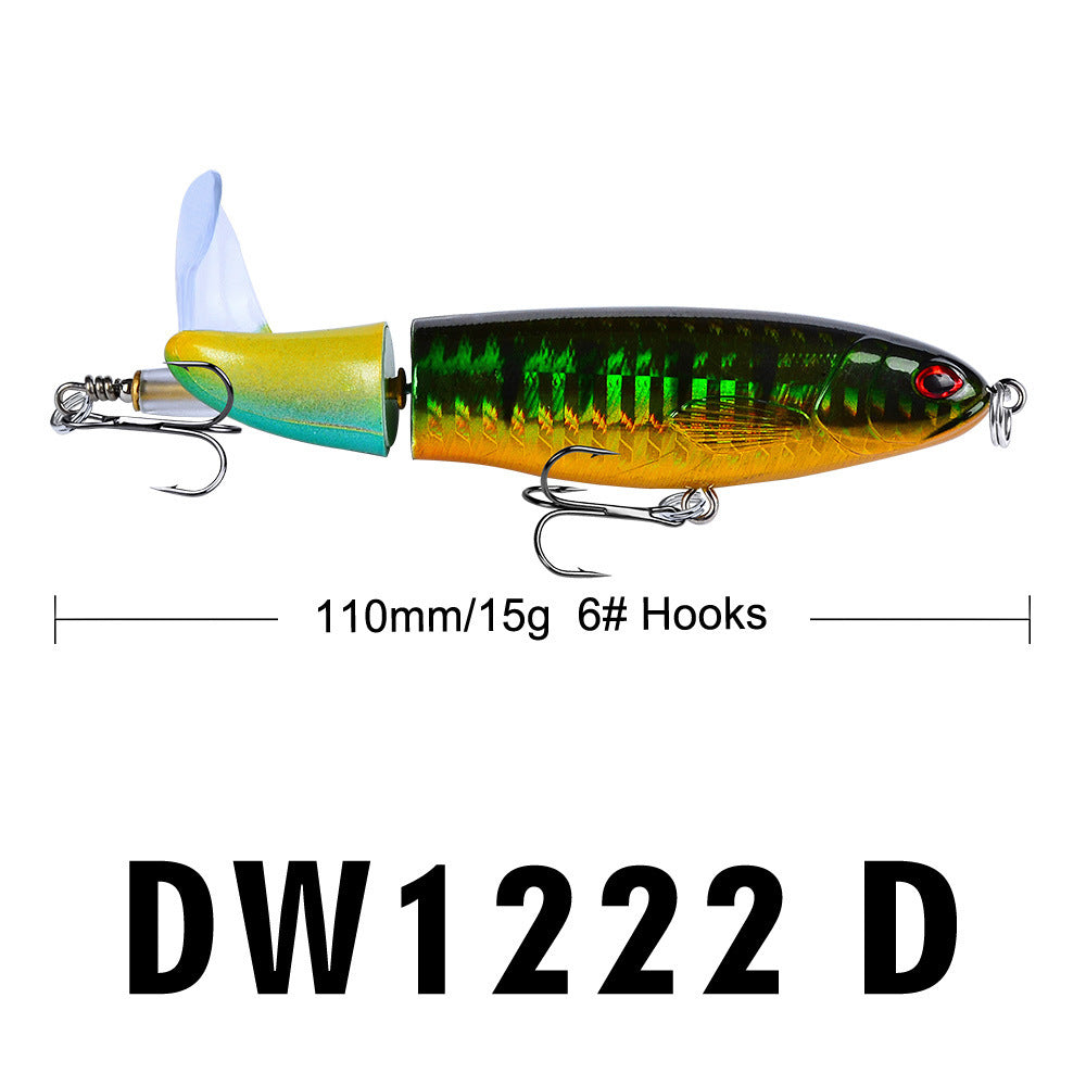 15g Floating Pencil 11cm Propeller Water Surface Tractor Lure