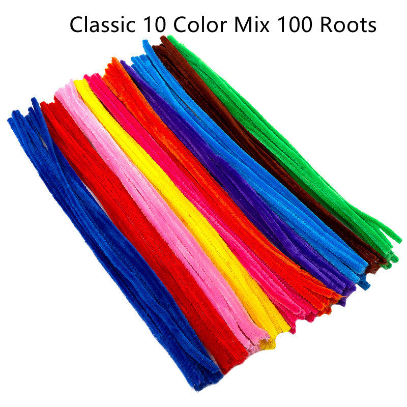 Color Twisted Sticks,Wave Plush Strips  Diy Hair Roots  Handmade Materials For Children