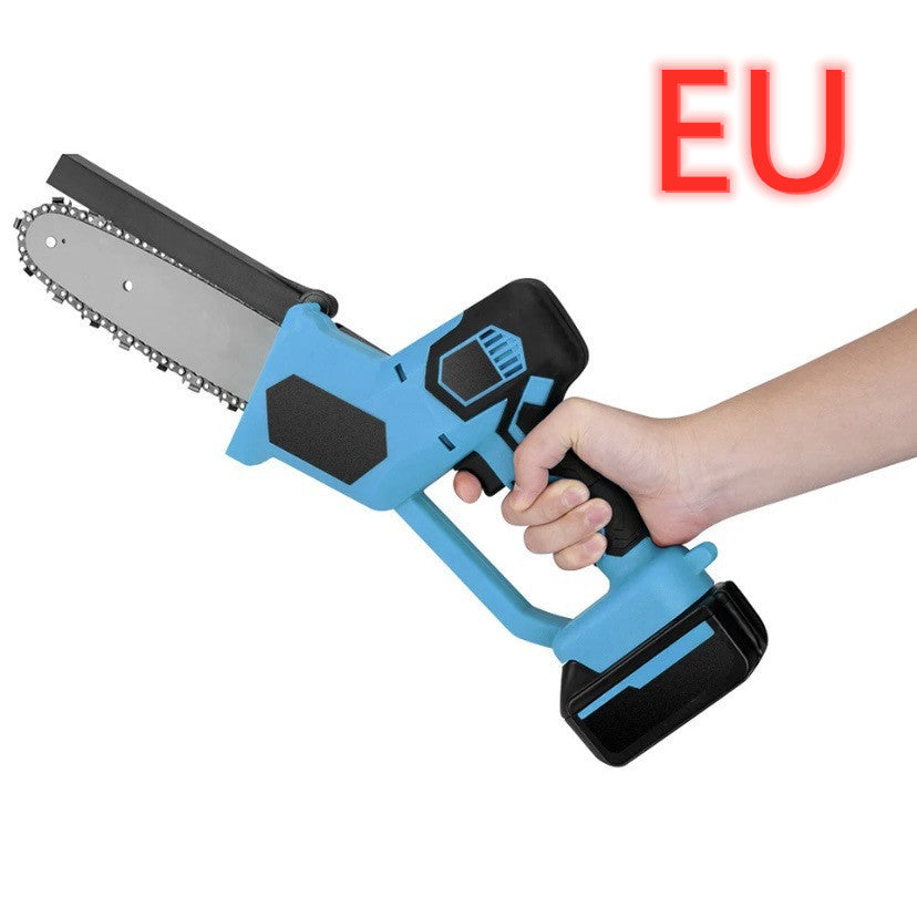 Mini rechargeable home chainsaw with one hand