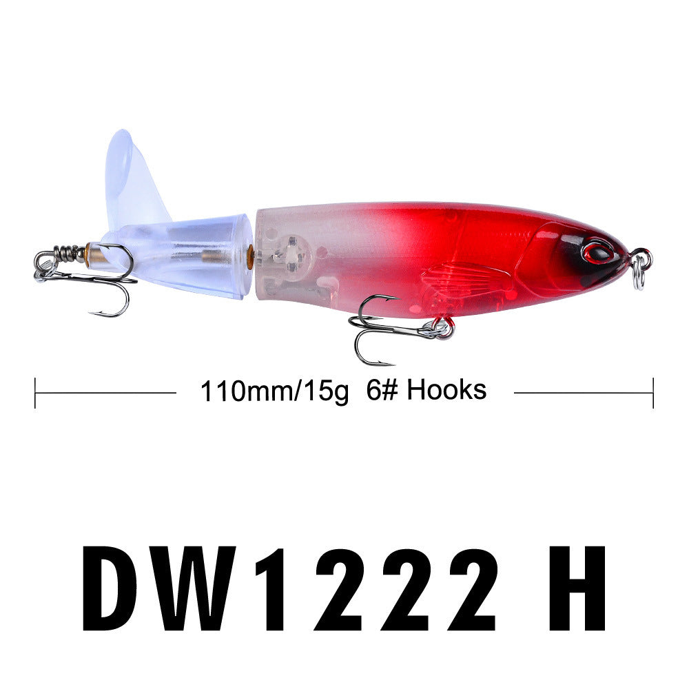 15g Floating Pencil 11cm Propeller Water Surface Tractor Lure