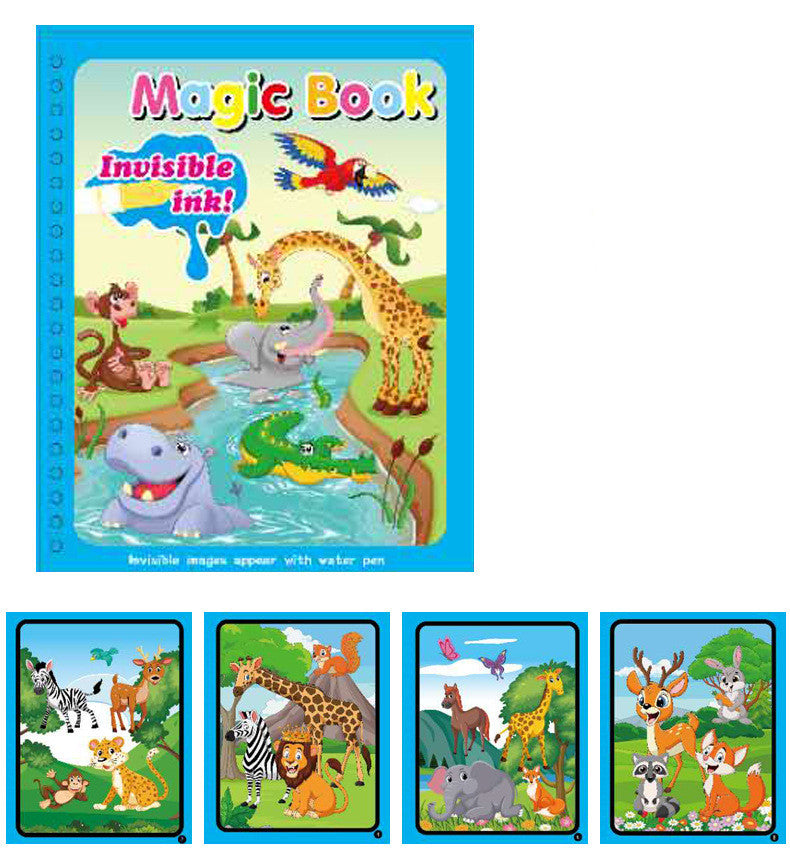 Children's Magic Water Painting Book Coloring And Coloring Book