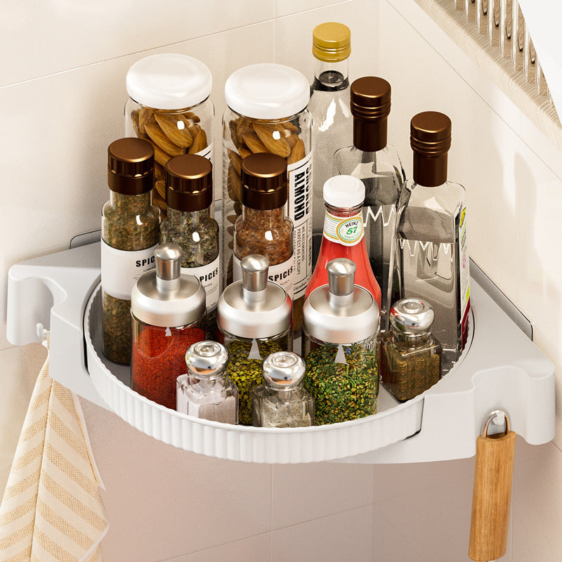 Kitchen Rotating Spice Rack Multi-function Turntable