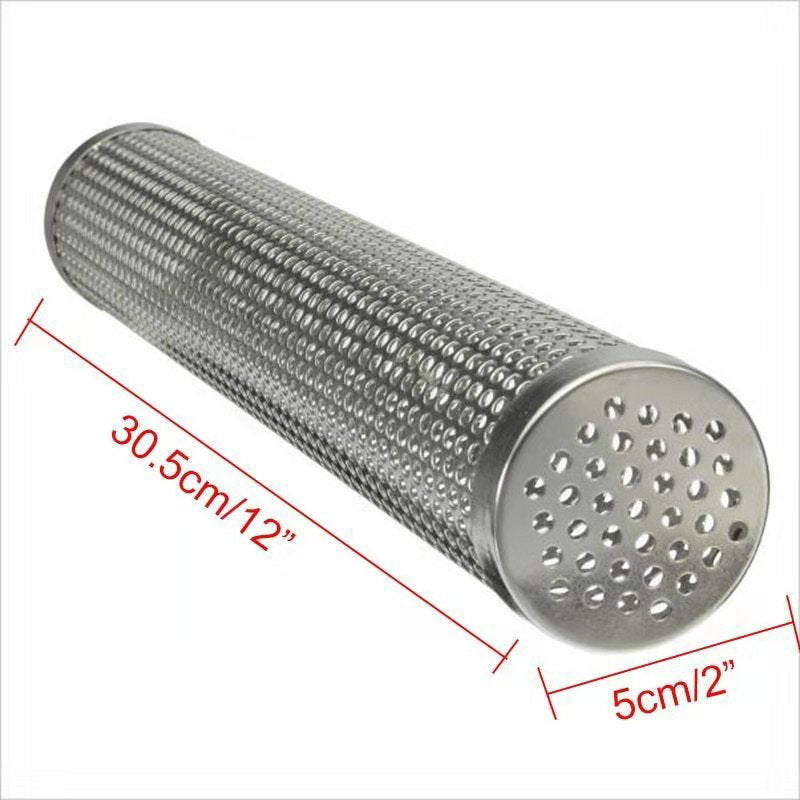 Smoke net tube Store charcoal barbecue smoke tube