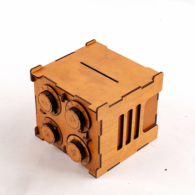 Your Own Safe Wooden Decryption Box Puzzle Building Blocks Toy Puzzle