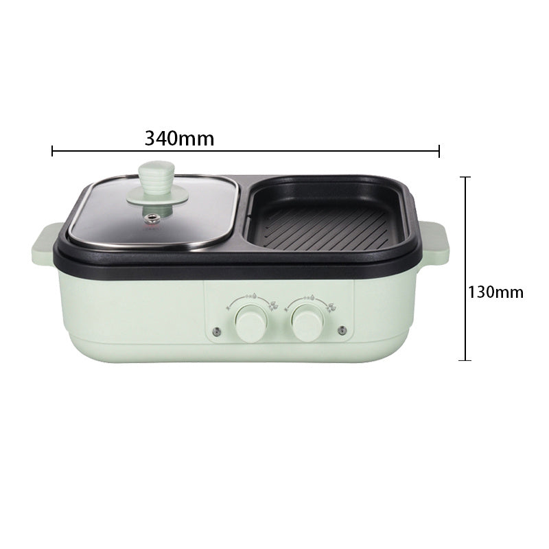 Shuhua Hot Pot Barbecue Integrated Pot Dormitory Home Multi Functional Electric Cooker