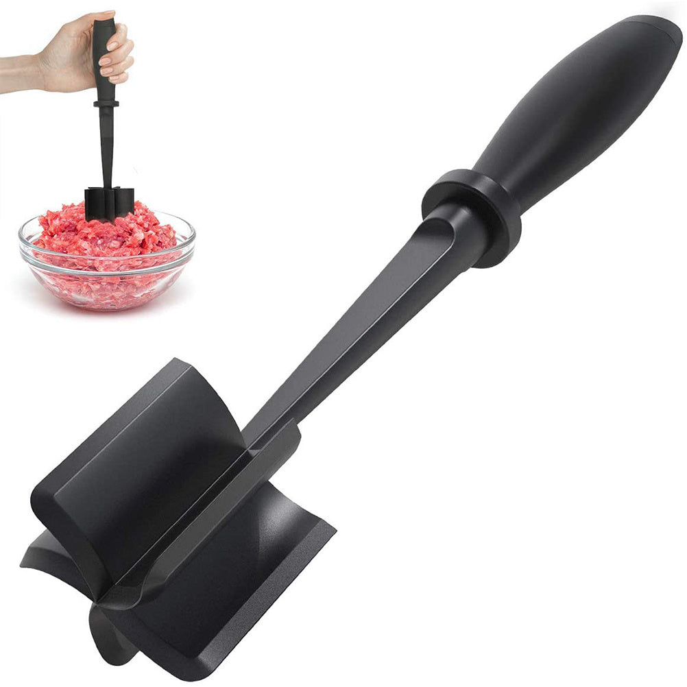 Meat Chopper Multifunctional Ground Beef Masher Ground Beef Turkey Nylon Chopper Utensil Non Stick Cookware