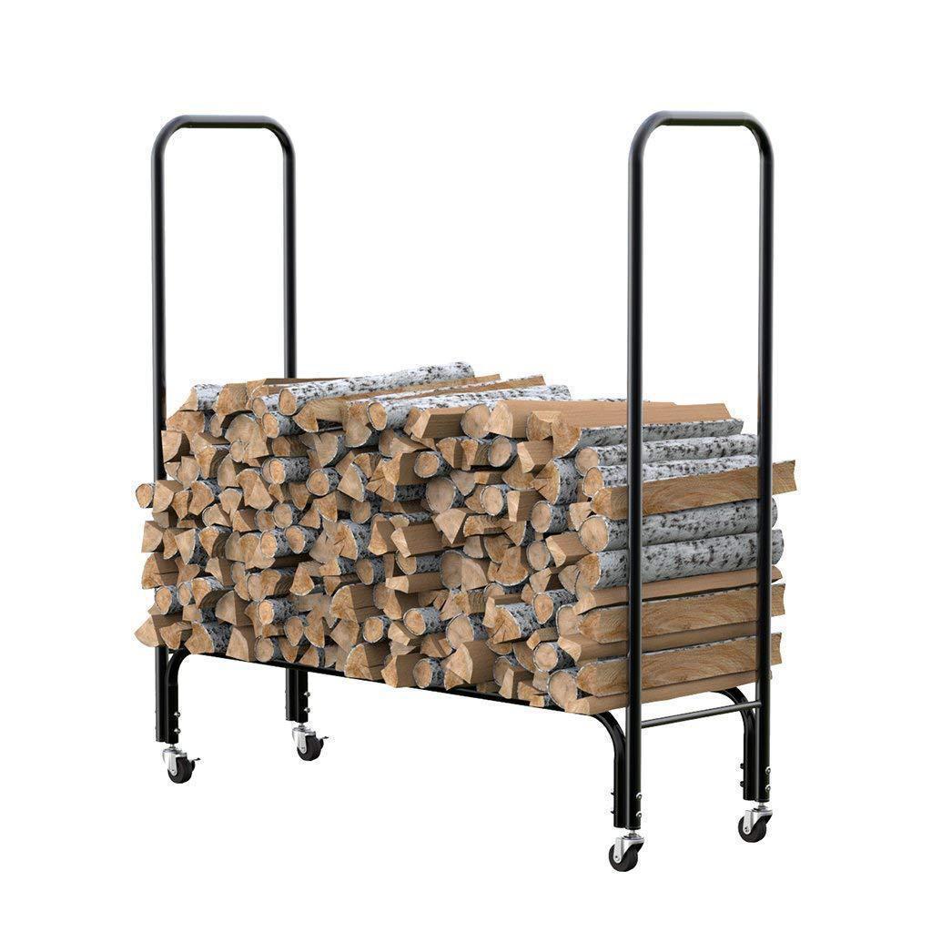 Outdoor Camping Firewood Stacking Rack Barbecue Wood Storage Rack