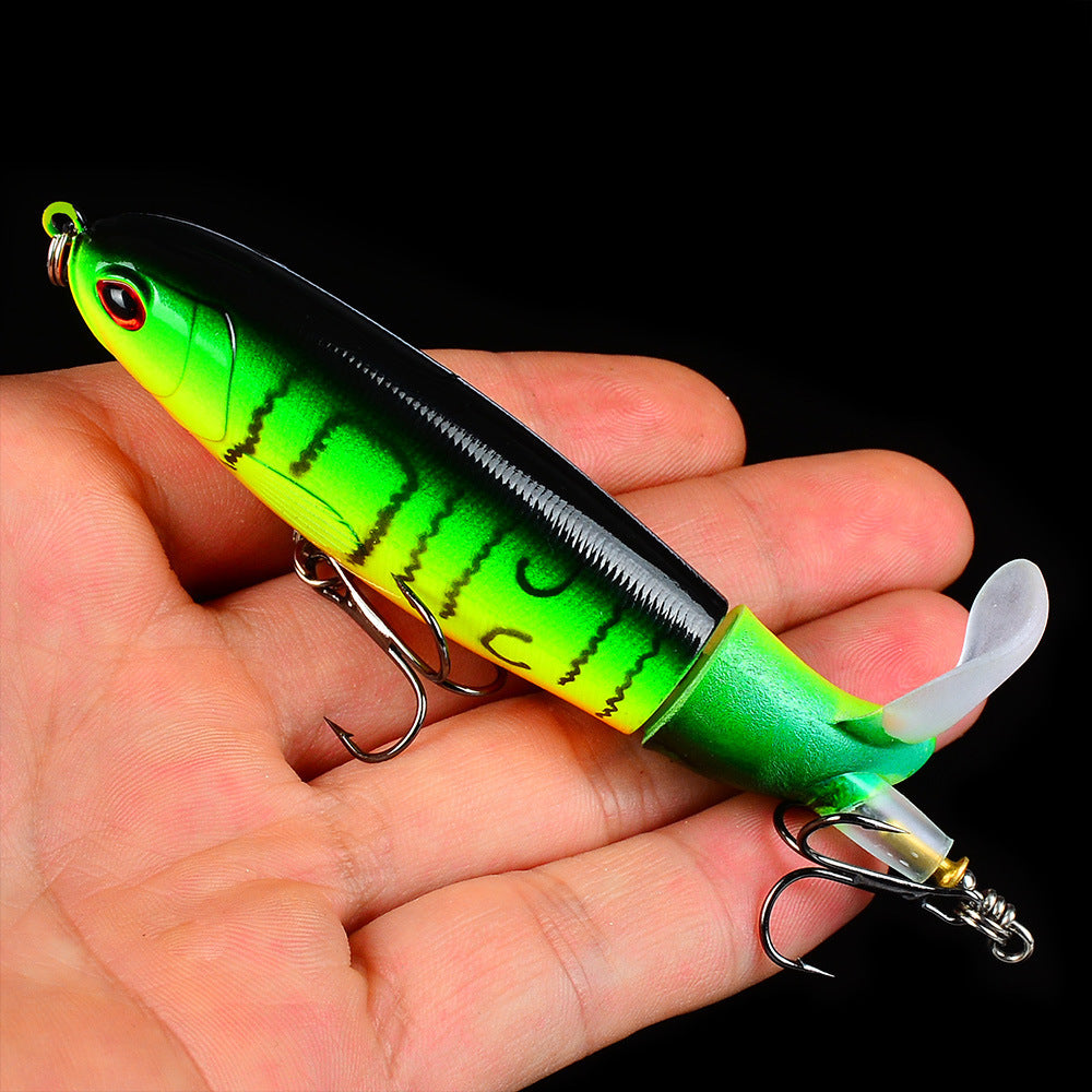 15g Floating Pencil 11cm Propeller Water Surface Tractor Lure