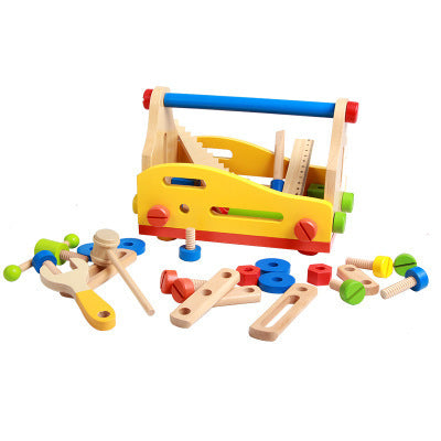 Wooden simulation toolbox set