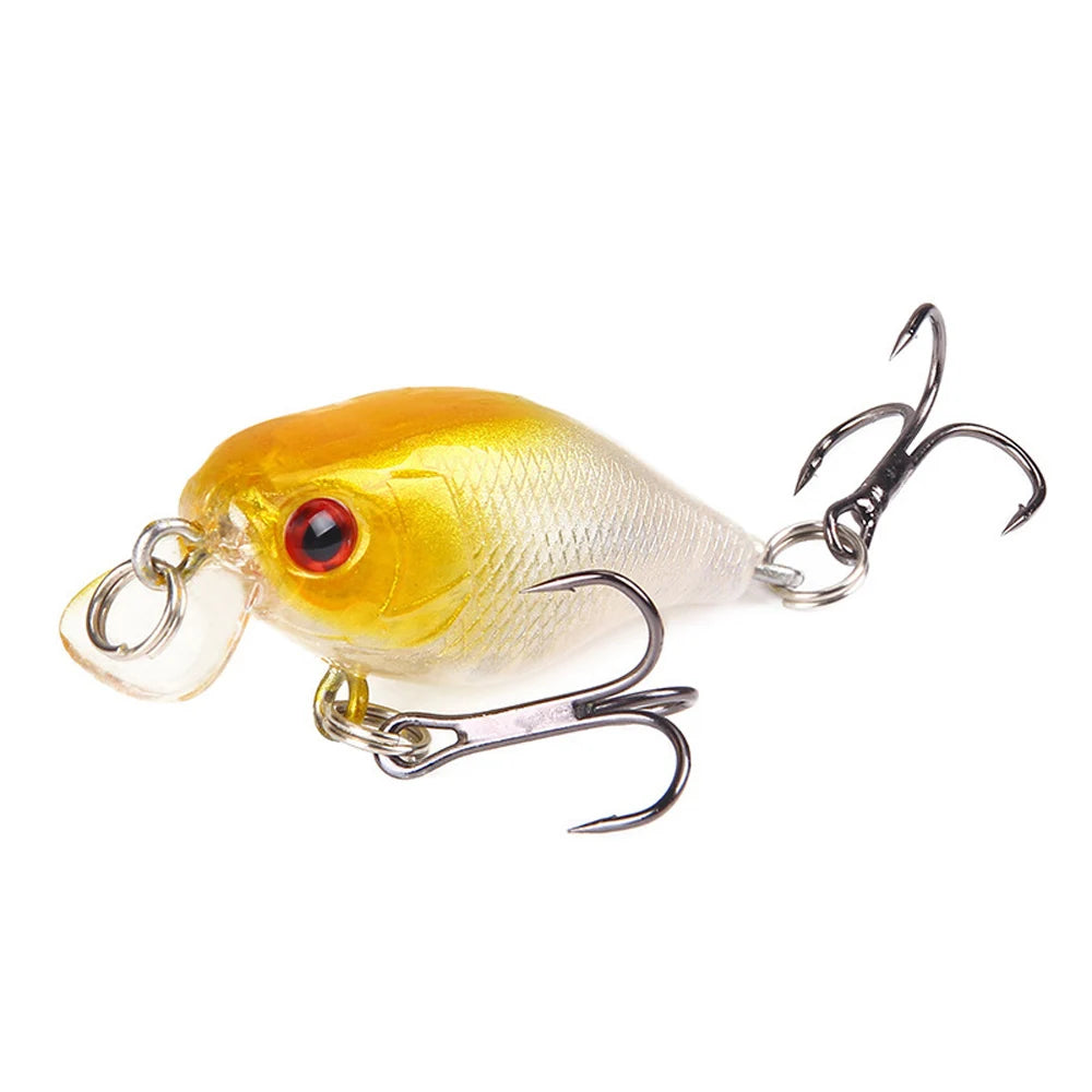 1 PCS Minnow Fishing Lure about 45mm 4.2g Crankbait Hard Bait Topwater Artificial Wobbler Bass Japan Fly Fishing Accessories