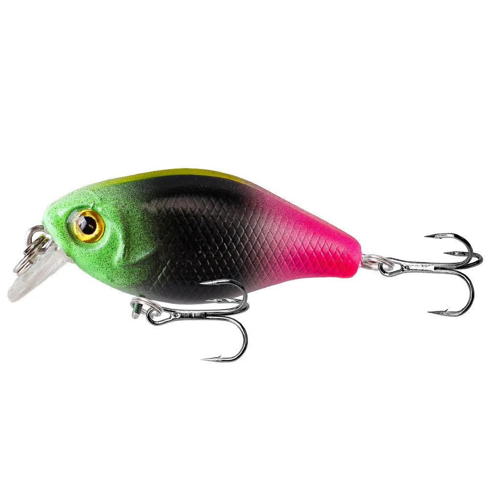 1 PCS Minnow Fishing Lure about 45mm 4.2g Crankbait Hard Bait Topwater Artificial Wobbler Bass Japan Fly Fishing Accessories