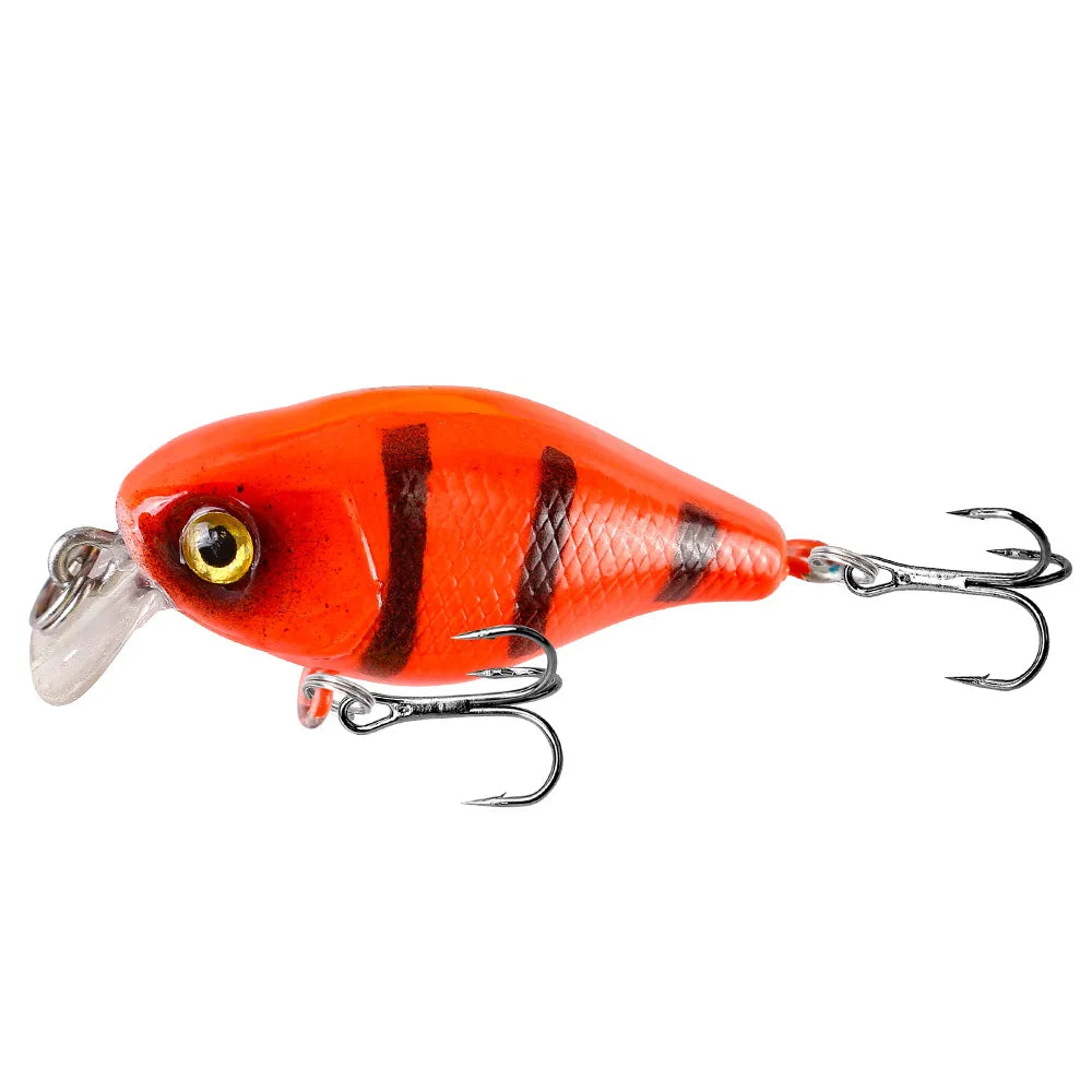 1 PCS Minnow Fishing Lure about 45mm 4.2g Crankbait Hard Bait Topwater Artificial Wobbler Bass Japan Fly Fishing Accessories