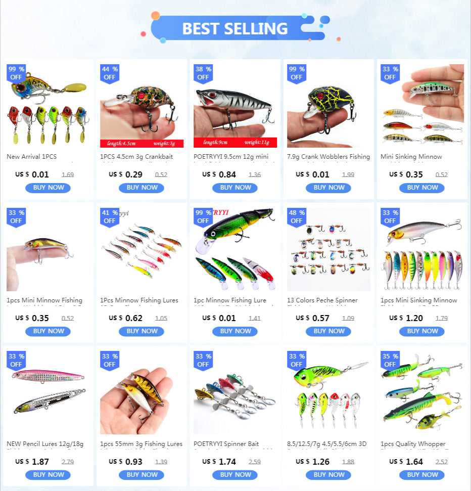 1 PCS Minnow Fishing Lure about 45mm 4.2g Crankbait Hard Bait Topwater Artificial Wobbler Bass Japan Fly Fishing Accessories