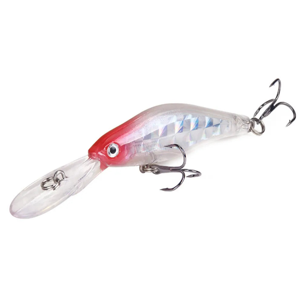 1pcs 9.5cm 7g Laser Fishing Lures Professional Quality Minnow Wobblers Crankbait Artificial Make Plastic Fish Peche Swimbait