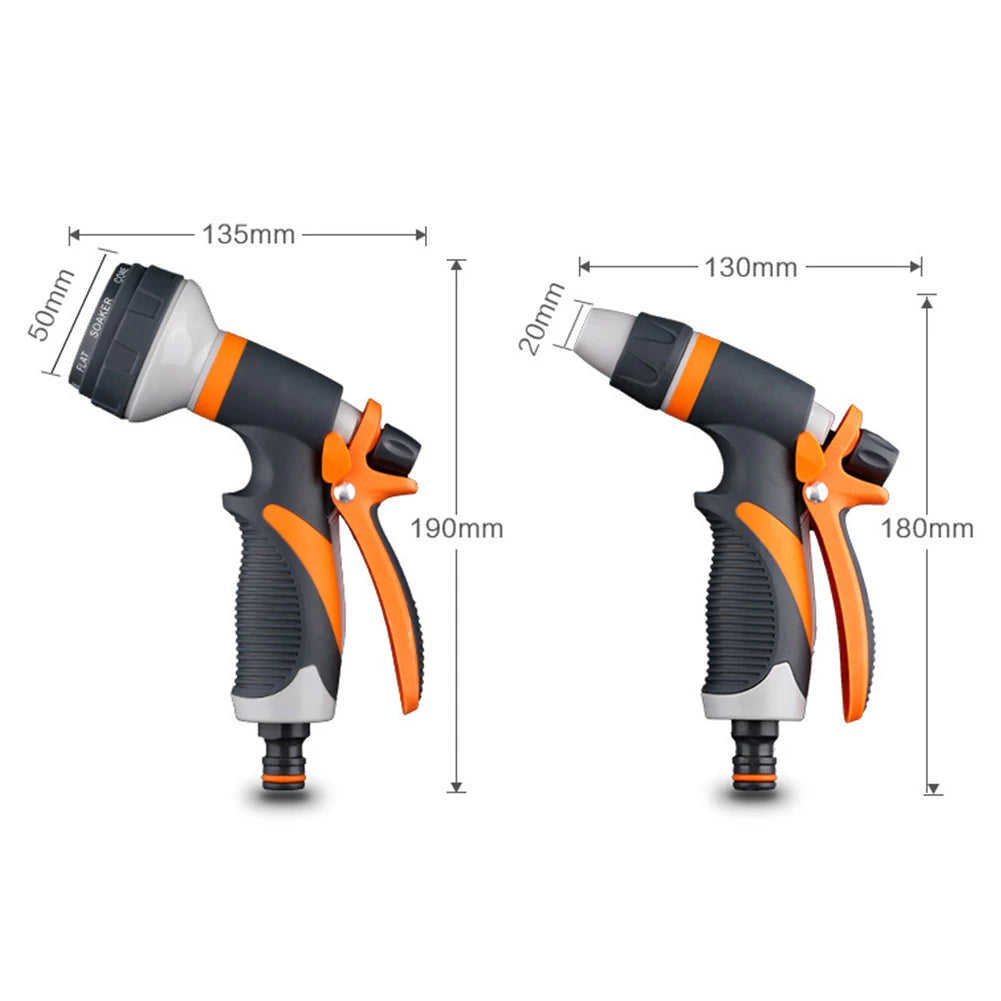 Clearance_Spray Lawn Watering Multi-Function Car Wash High Pressure Durable Hand-Held Tools Hose Sprinkle Nozzle Garden_Continuo