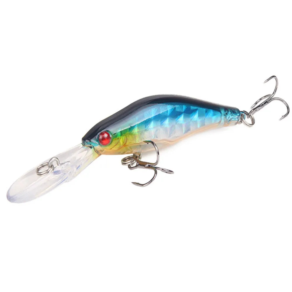 1pcs 9.5cm 7g Laser Fishing Lures Professional Quality Minnow Wobblers Crankbait Artificial Make Plastic Fish Peche Swimbait