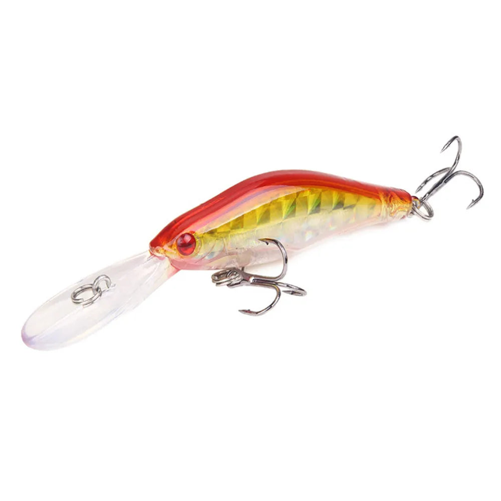 1pcs 9.5cm 7g Laser Fishing Lures Professional Quality Minnow Wobblers Crankbait Artificial Make Plastic Fish Peche Swimbait