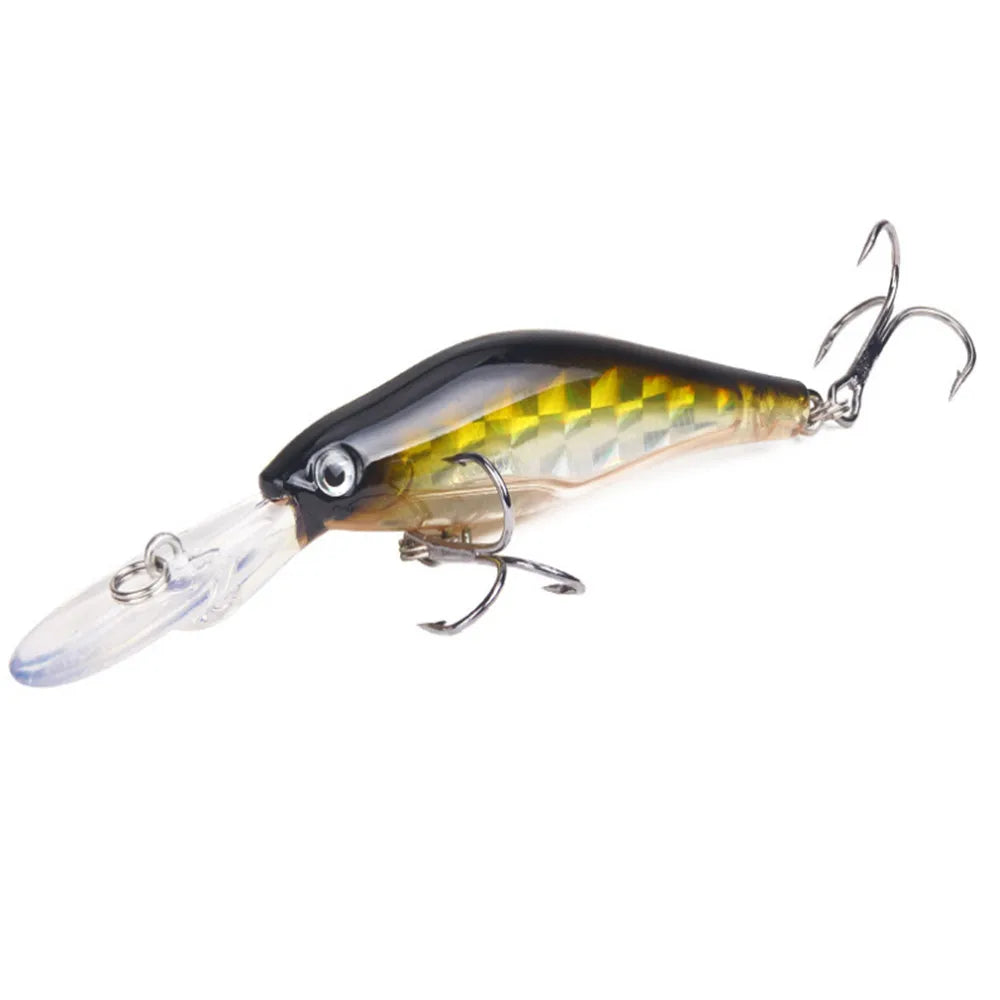 1pcs 9.5cm 7g Laser Fishing Lures Professional Quality Minnow Wobblers Crankbait Artificial Make Plastic Fish Peche Swimbait