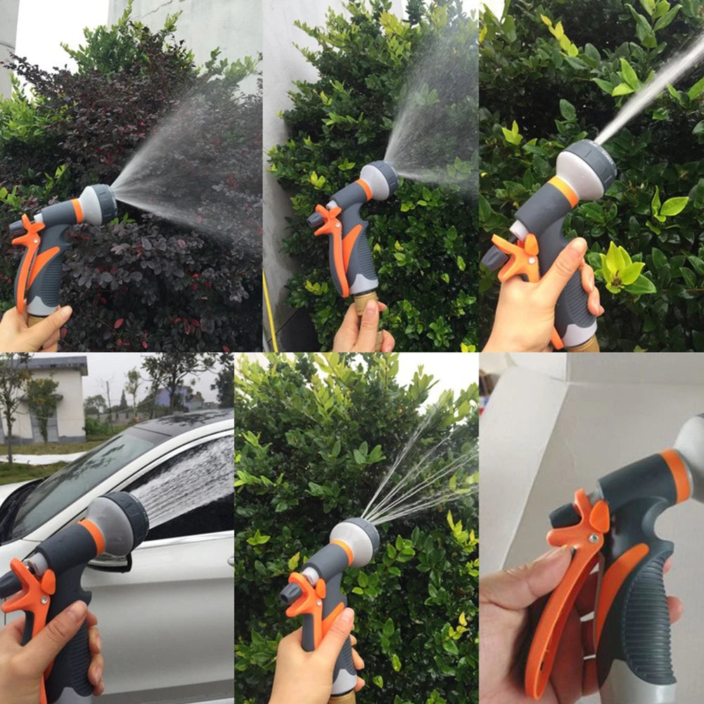 Clearance_Spray Lawn Watering Multi-Function Car Wash High Pressure Durable Hand-Held Tools Hose Sprinkle Nozzle Garden_Continuo